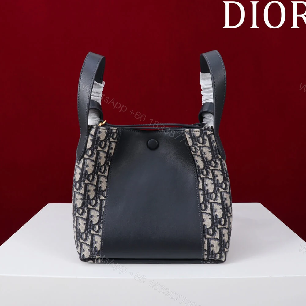 View 3 of Dior Medium Signature Bucket Bag