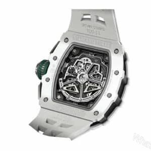 View 2 of Richard Mille RM 11-03 Le Mans Classic Super Clone : White ATZ Ceramic Flyback Chronograph
