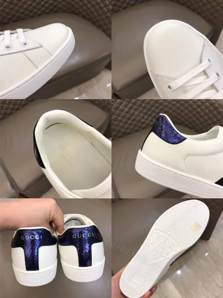 View 3 of GUCCI ACE NAVY BLUE SNEAKER – GC21