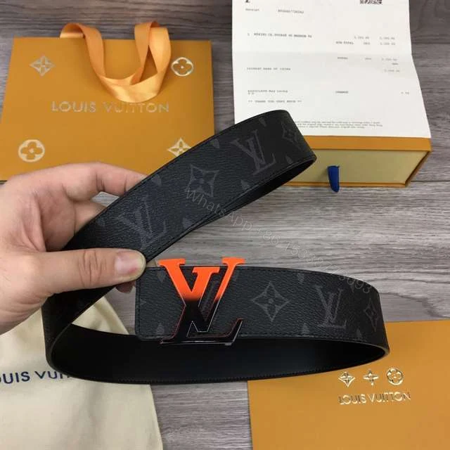View 6 of LOUIS VUITTON INITIALES 40MM REVERSIBLE MONOGRAM CANVAS BELT – B96