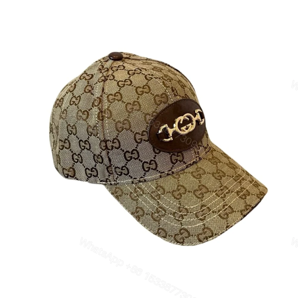 Gucci Supreme Baseball Cap Brown — view 1
