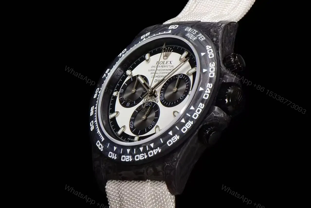 View 8 of Replica DiW Rolex Cosmograph Daytona Cream Edition Carbon