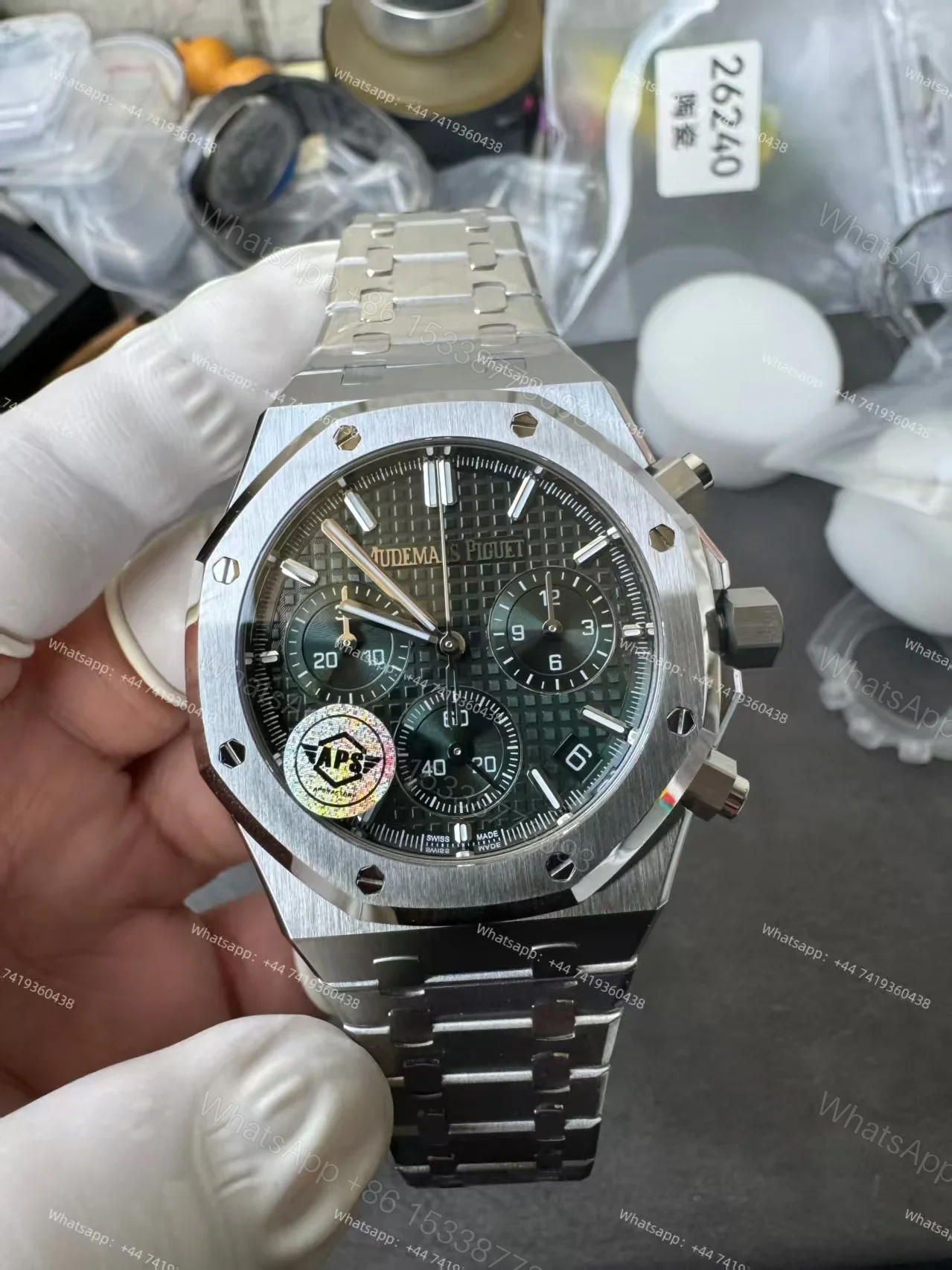 View 2 of Audemars Piguet Royal Oak Chronograph 26240 Series Selfwinding Chronograph Best Super Clone