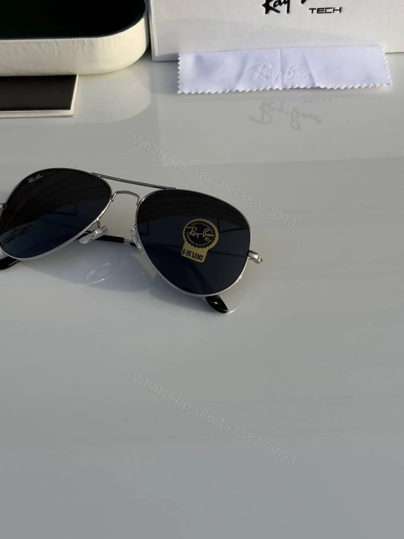 View 3 of First Copy Rayban 3026 Silver Black