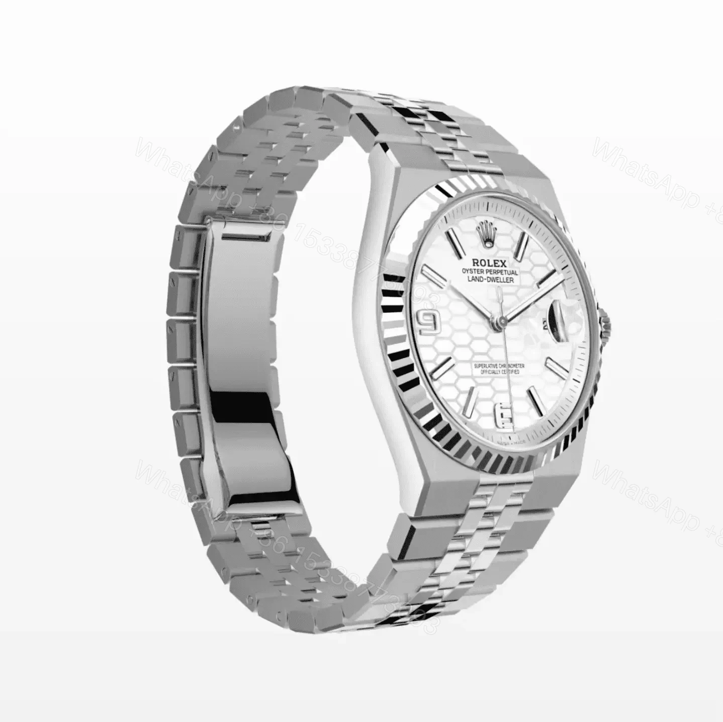 View 22 of Replica Rolex Land Dweller 40 mm Oystersteel