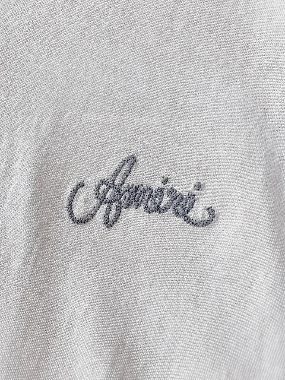 View 3 of White Cotton Tee Minimal Logo Short Sleeve Shirt