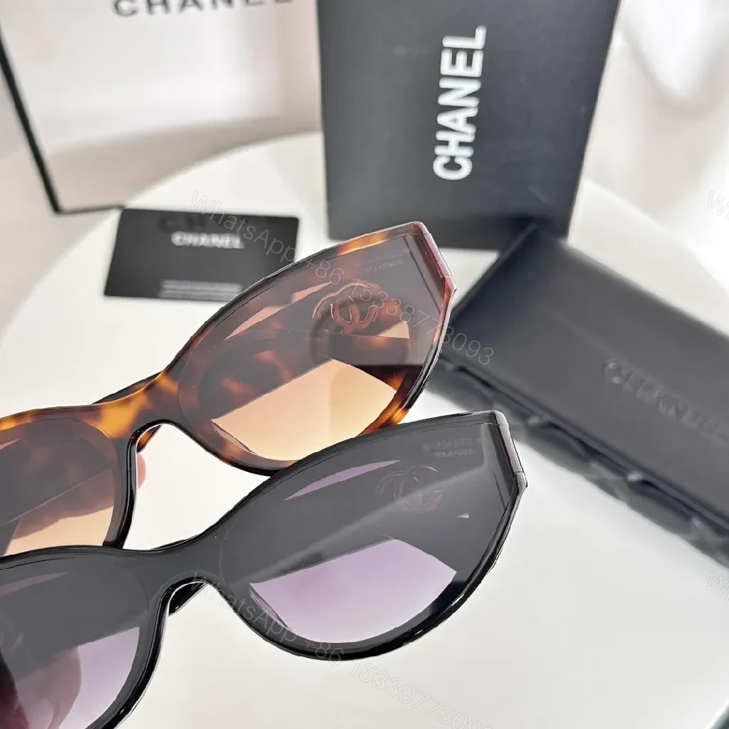 View 6 of Blue Acetate Round-Frame Sunglasses, Gold Accents, Polarized Lens