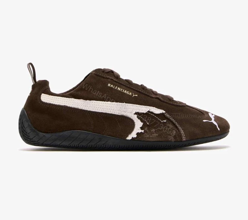 View 2 of First Copy Balenciaga X Puma Speedcat Brown