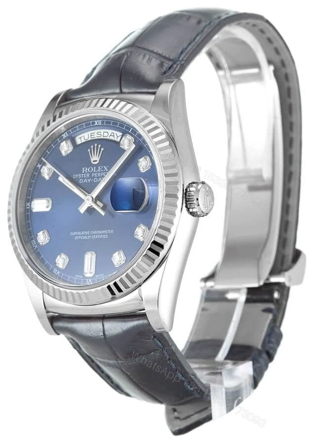 View 2 of ROLEX DAY-DATE 118139 36MM BLUE DIAL