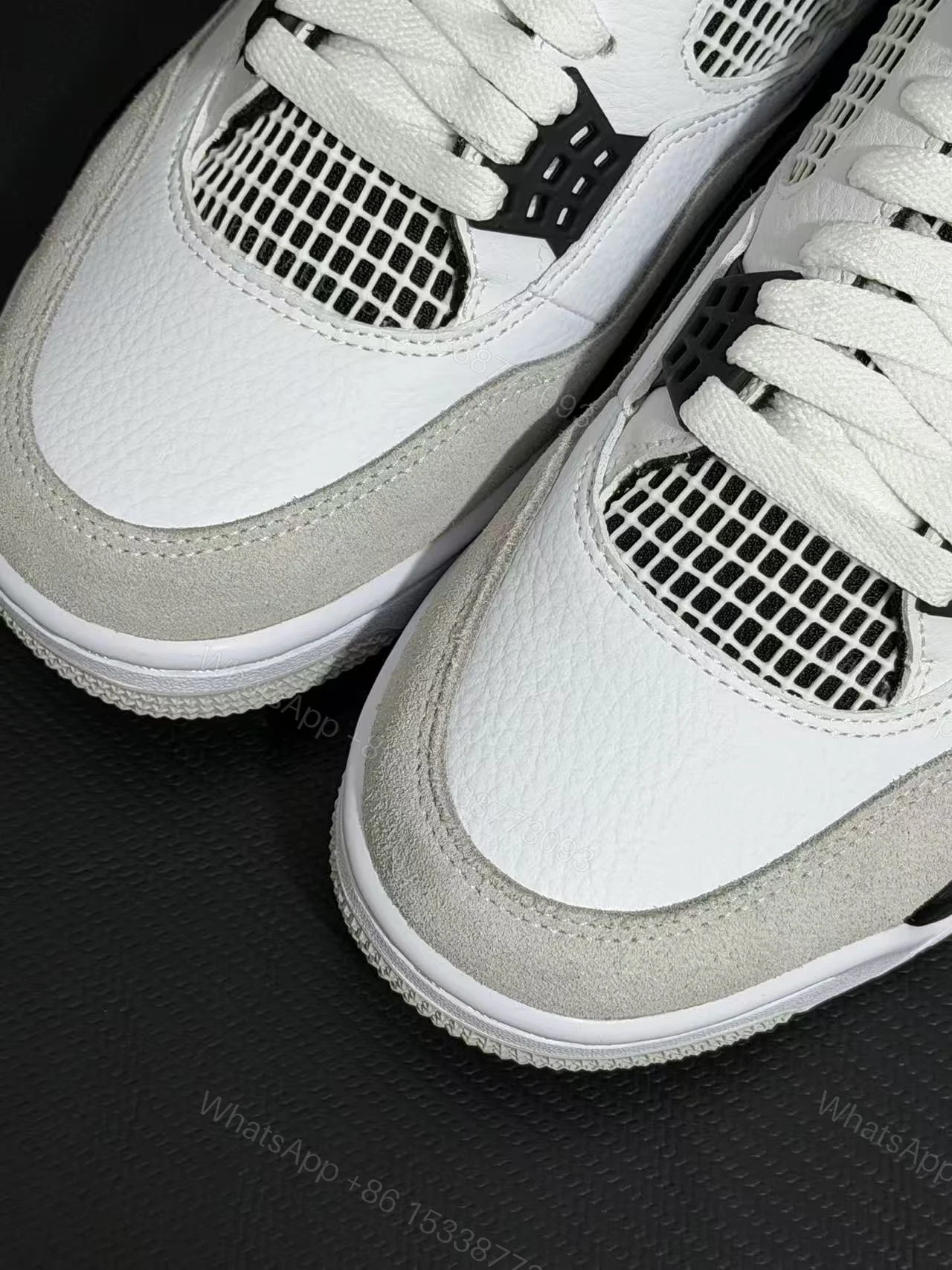 View 5 of Air Jordan 4 Military Black (Cost-Effective Version)