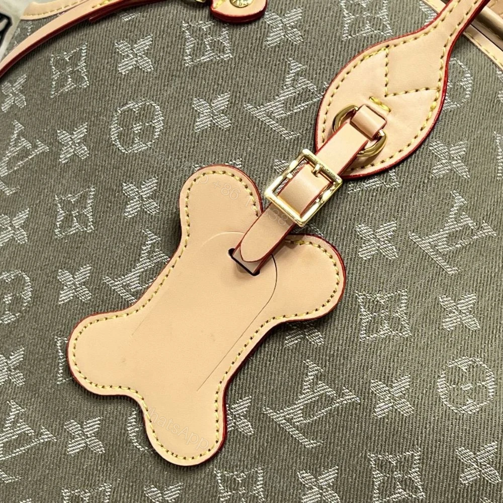 View 7 of Louis Vuitton Neverwoof MM Khaki Denim 31Cm