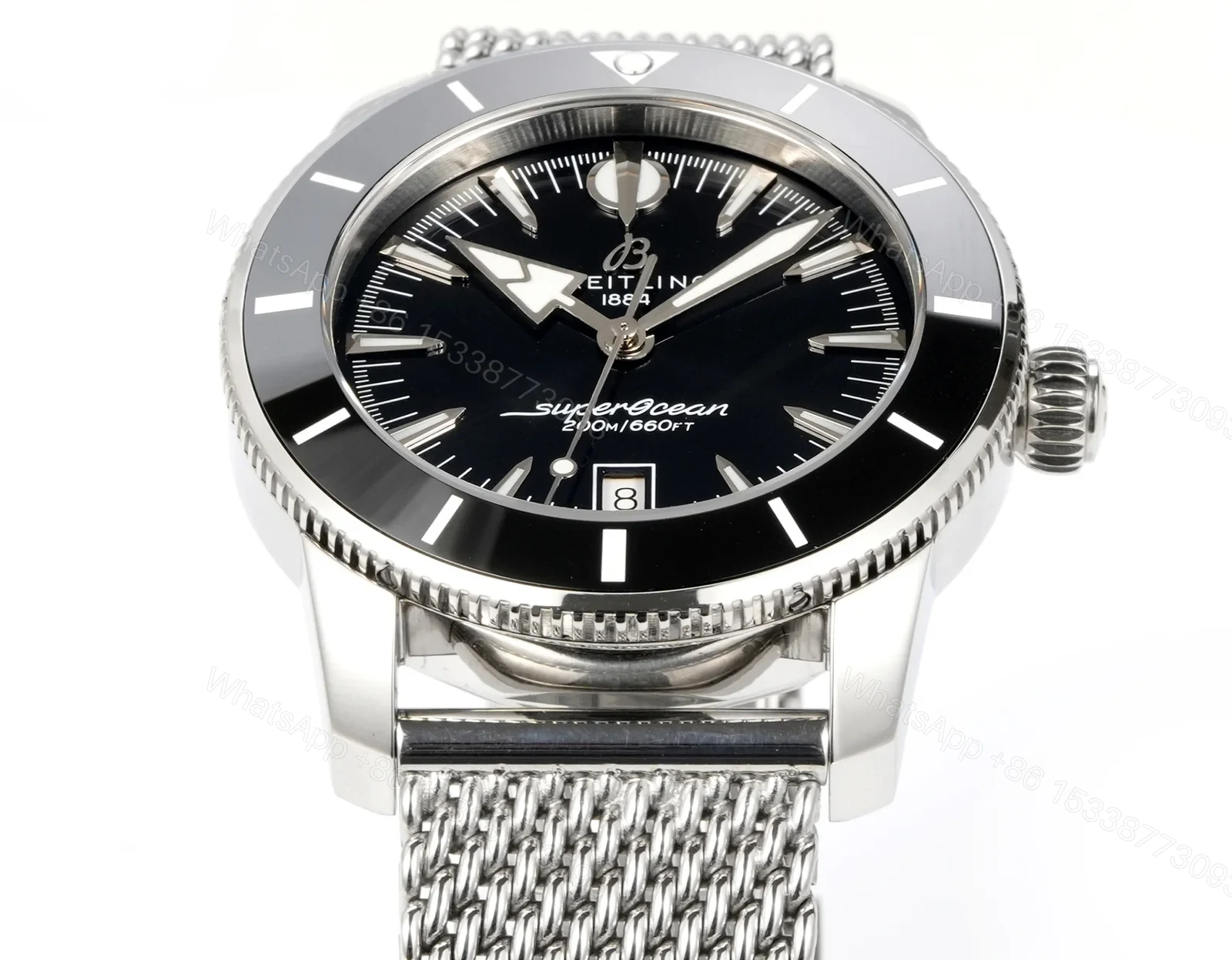 View 3 of Breitling Superocean Heritage 46 Stainless Steel / Black / Black Dial A1732024.B868.152A