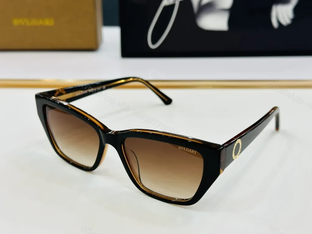 View 7 of Bold Modern Sunglasses: Textured Frame, BVLGARI Edge