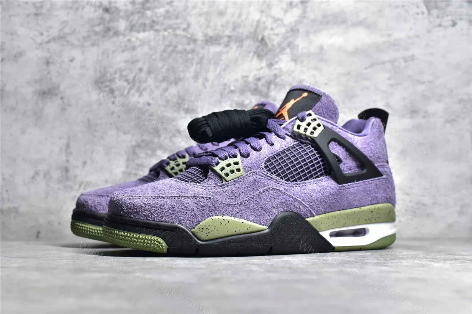 View 2 of Air Jordan 4 Retro “Canyon Purple” Replica