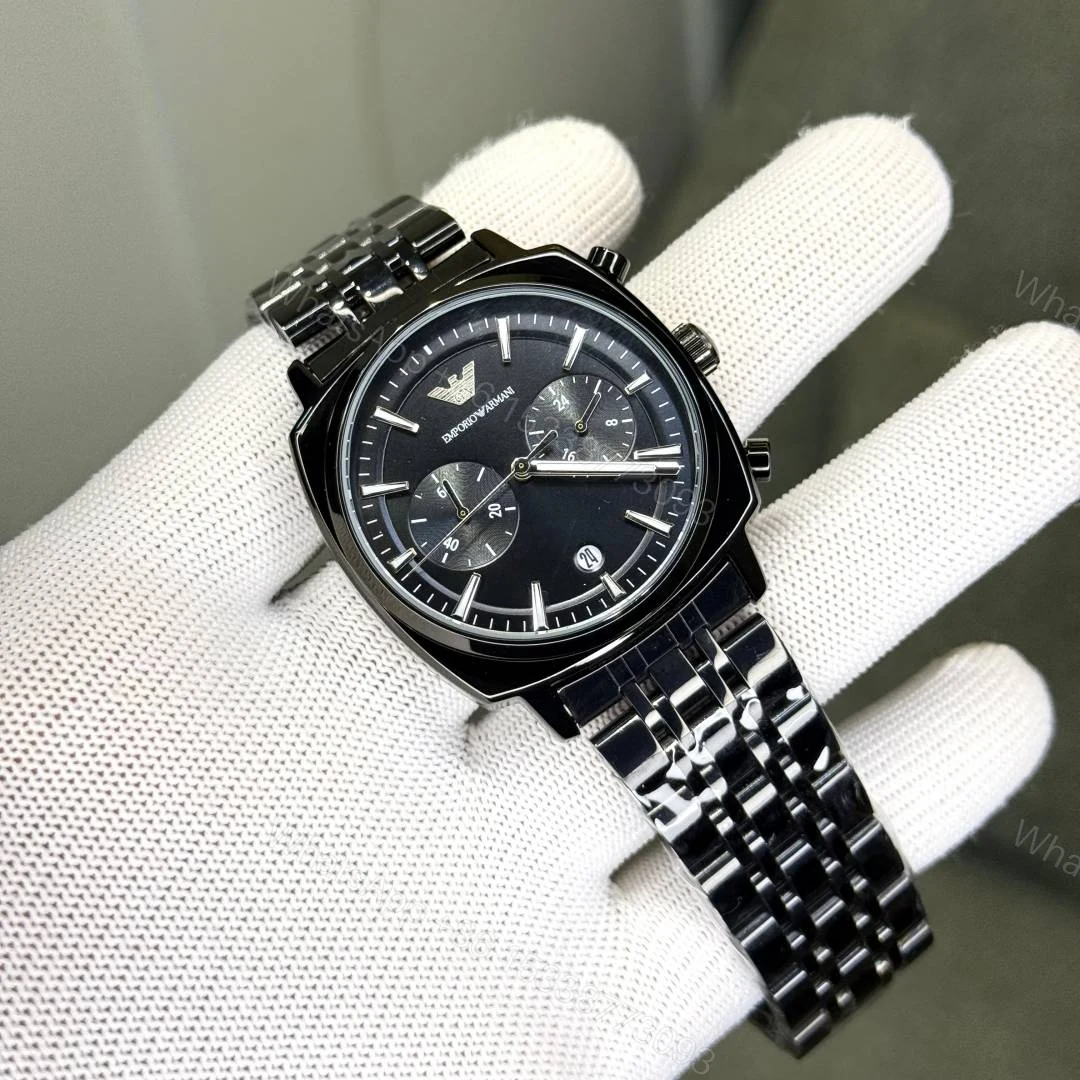 First Copy Emporio Armani 123 Silver Luxury Designer Watch — view 1