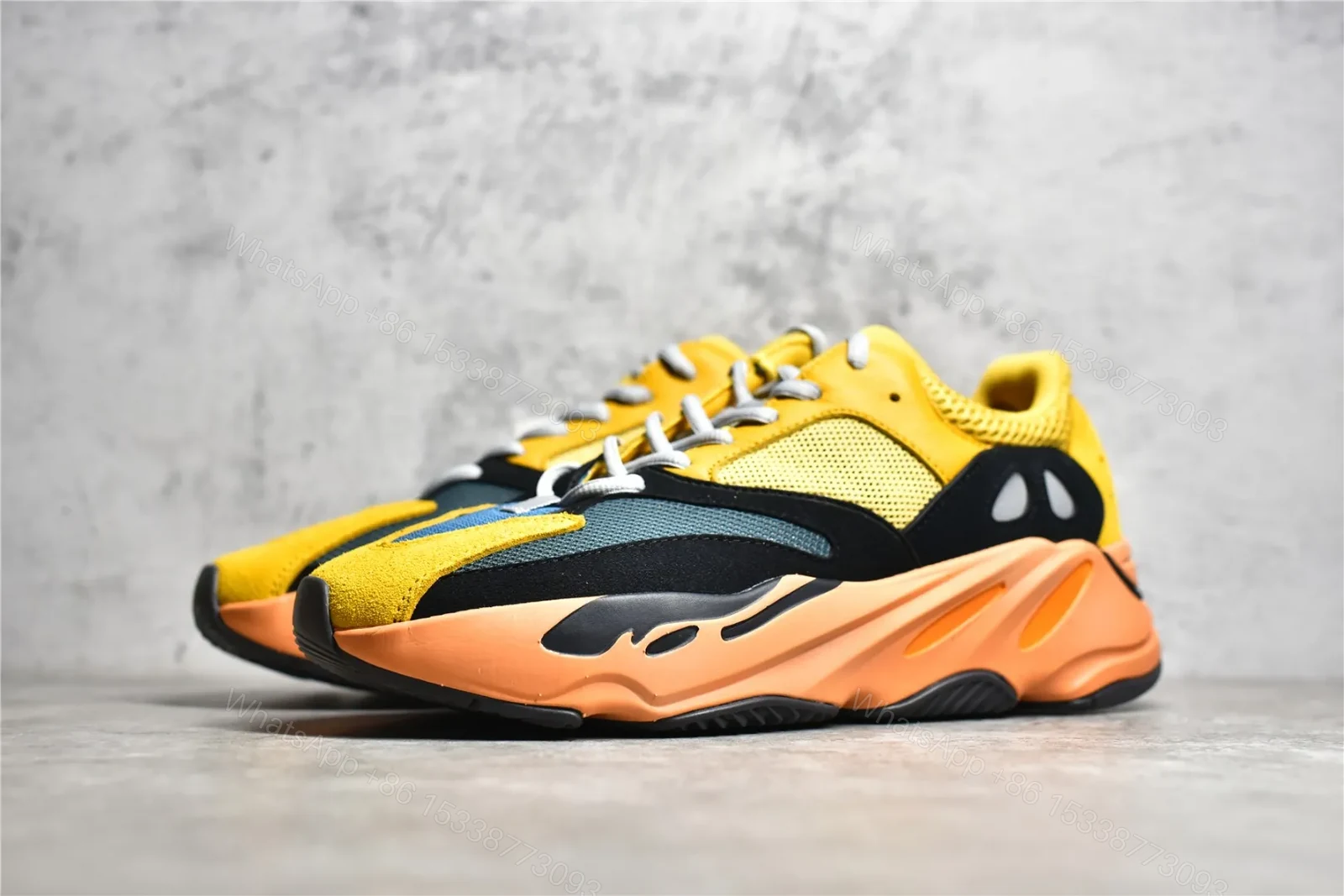 View 2 of Adidas Originals Yeezy Boost 700 Wash Orange Reps
