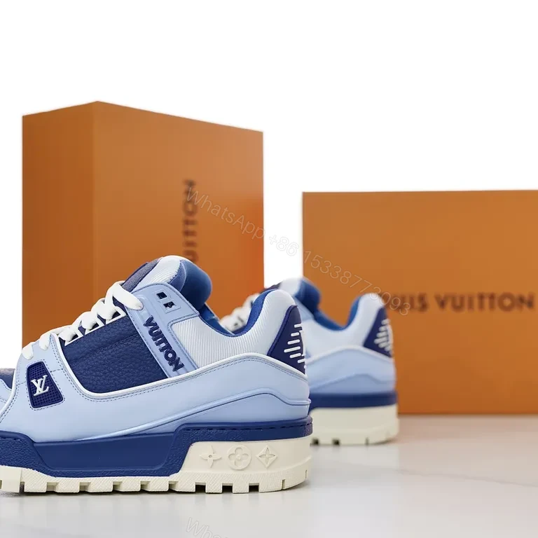 View 9 of Louis Vuitton Luxe High-Top Sneakers: Modern Comfort & Texture