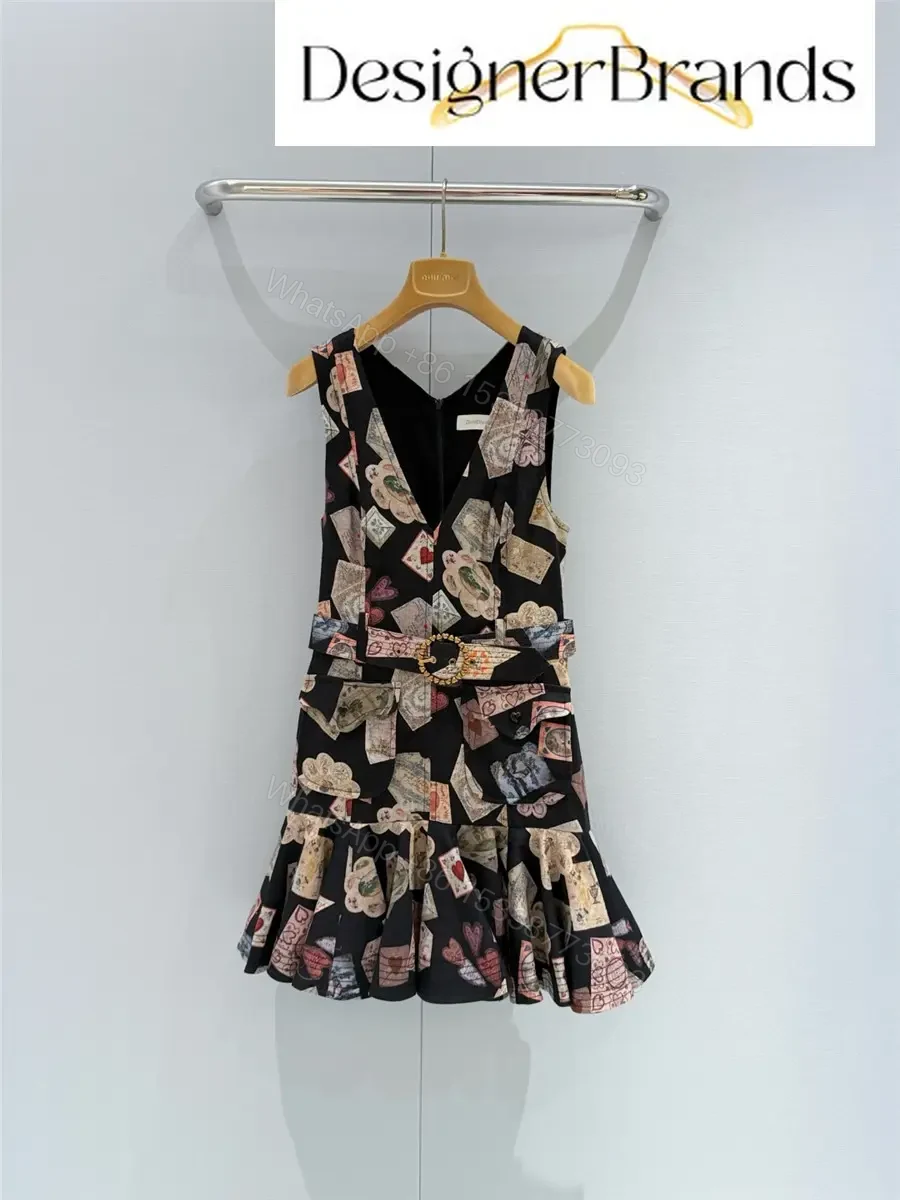 Zimmermann Dream Flip Belted Ruffled Mini Dress — view 1