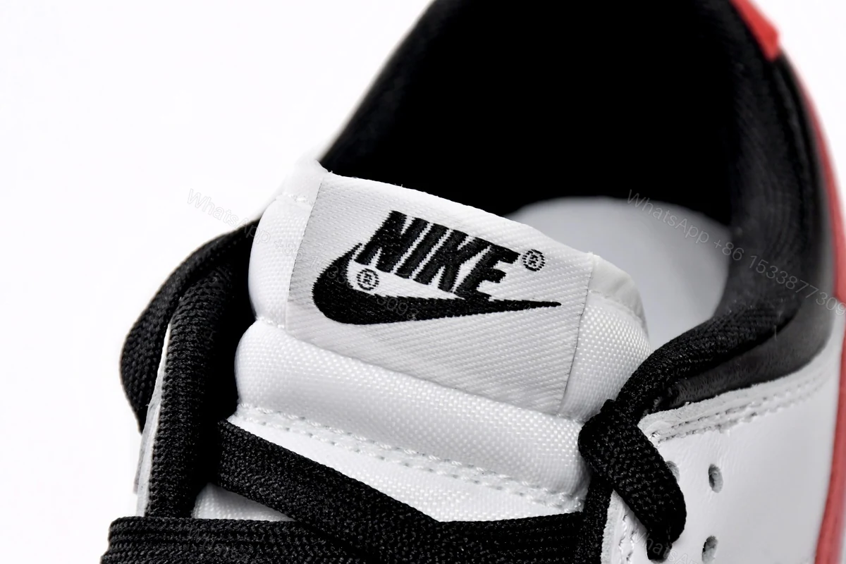 View 6 of Nike Dunk Low Black and Red FD9762-061