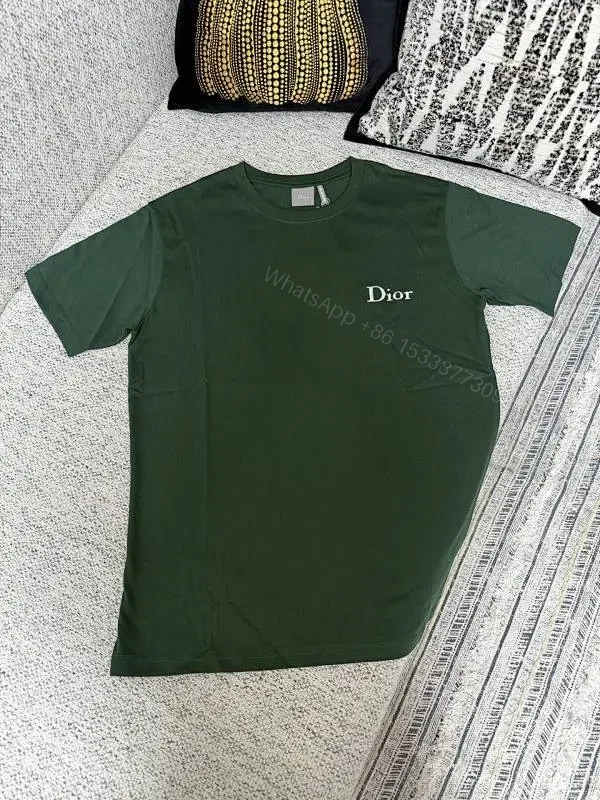 Forest Green Minimal Logo Tee — Comfortable Everyday Luxury — view 1