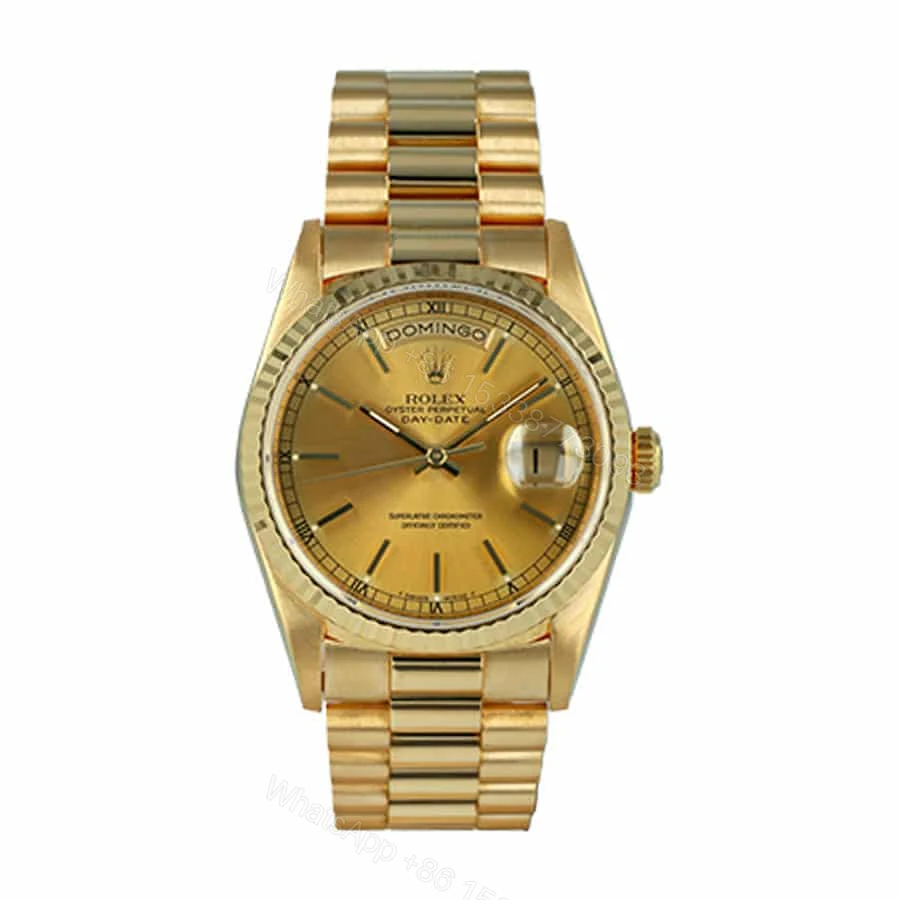 Rolex Day-Date 40 228238 Super Clone: 40mm 18k Yellow Gold President Champagne Dial — view 1