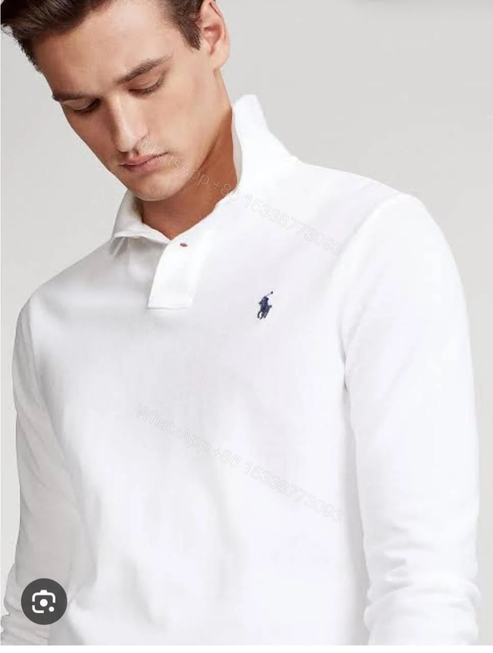 View 3 of FIRST COPY RALPH LAUREN IMPORTED FULL SLEEVES POLO TEES