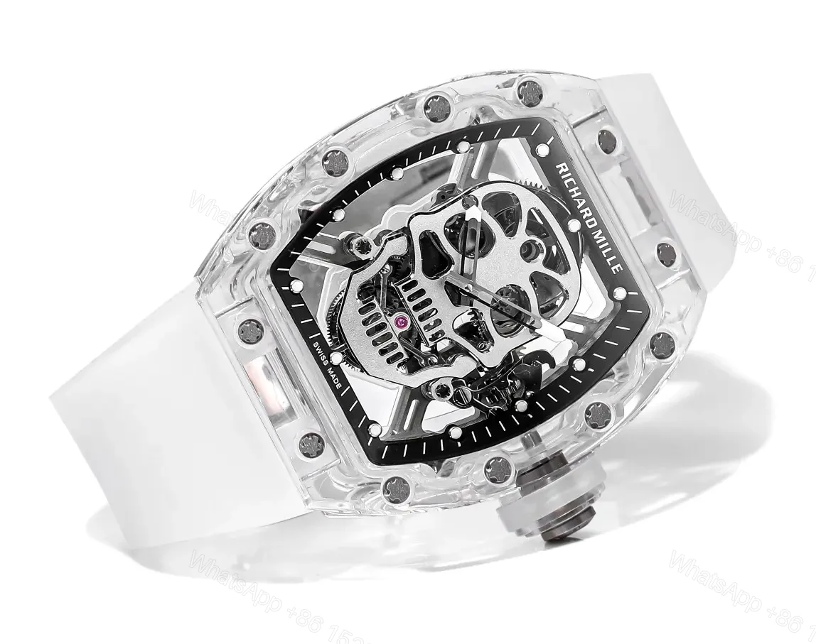 View 2 of KV Factory MS Factory Richard Mille Skull Watch – Transparent