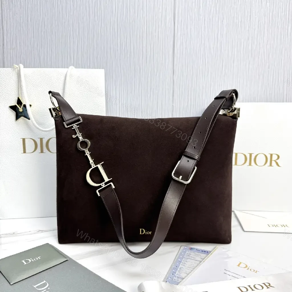 View 8 of Rich Suede Crossbody: Minimalist Hardware, Everyday Luxury