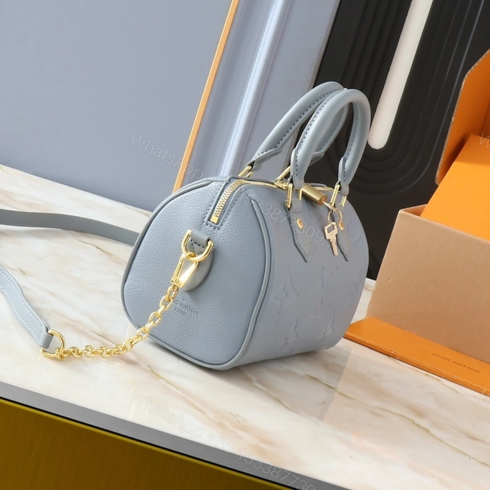 View 3 of Louis Vuitton Speedy Bandoulière 20 Bag Light Blue 20Cm