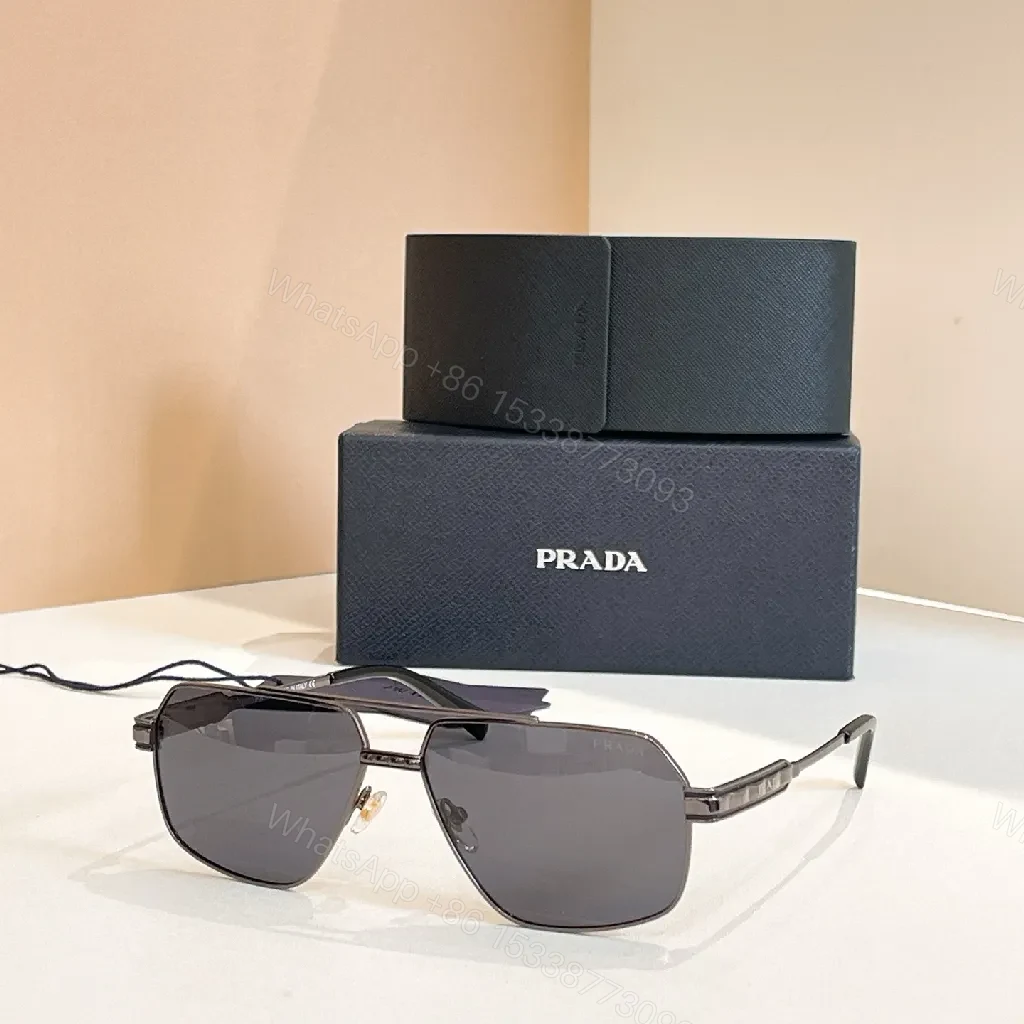 View 6 of Warm Brown Gradient Metal Sunglasses, Minimalist Luxe, UV400