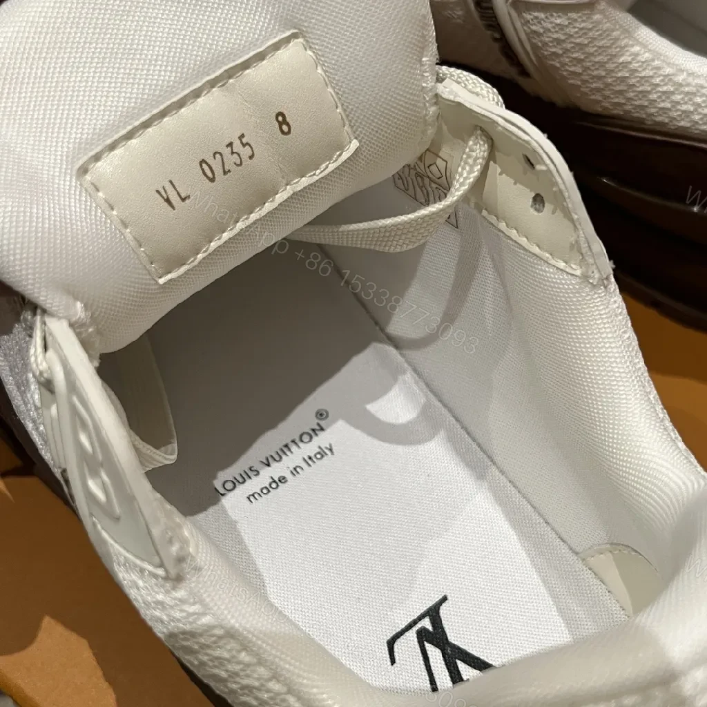 View 8 of Bold Contrast High-Top Sneakers in White & Chocolate Suede