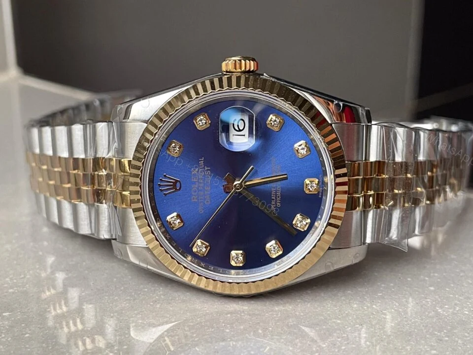 View 2 of Rolex DateJust 31mm Ladies 278289 BPF Blue /gold Dial 316L steel