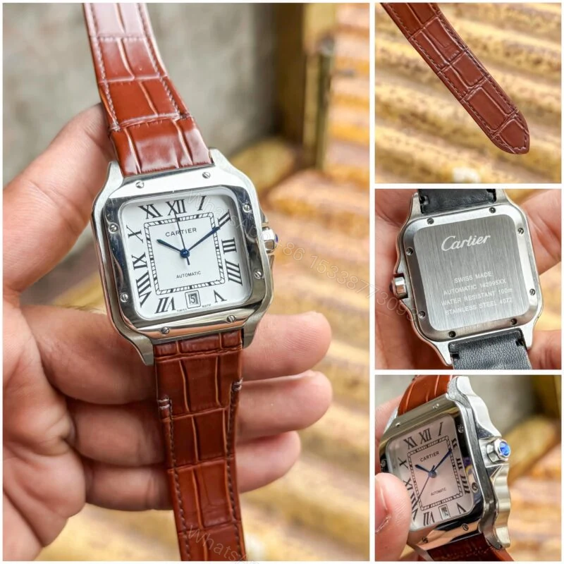 View 2 of Cartier De Santos 43Mm Automatic Brown Dial