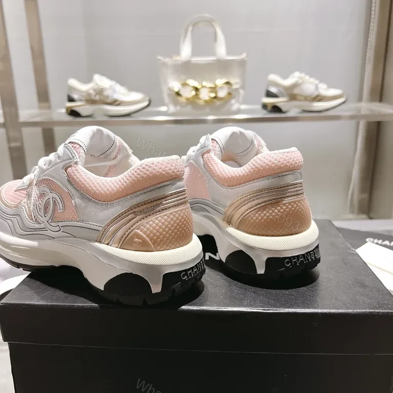 View 9 of Chanel-Inspired Luxe Sneakers: Textured Comfort Fashion Sneaker