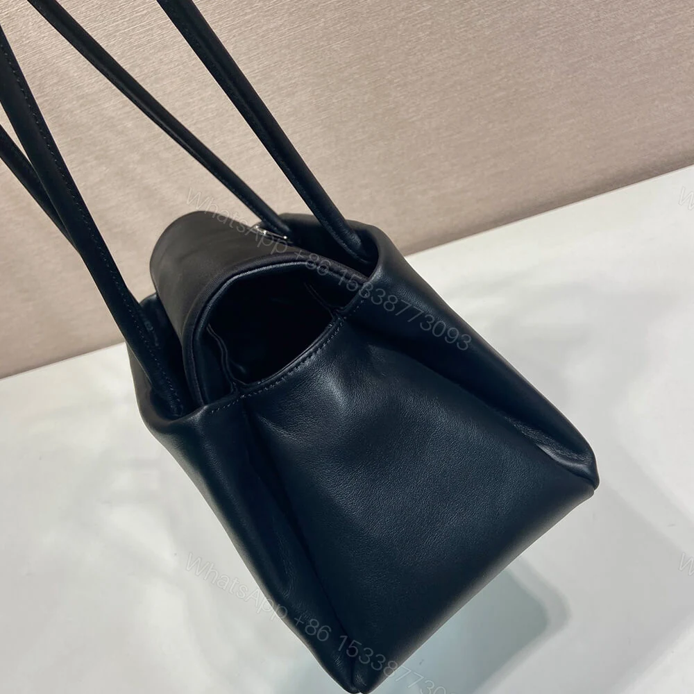 View 7 of Prada Passage medium leather bag with Re-Nylon flap(HIGH-END GRADE)