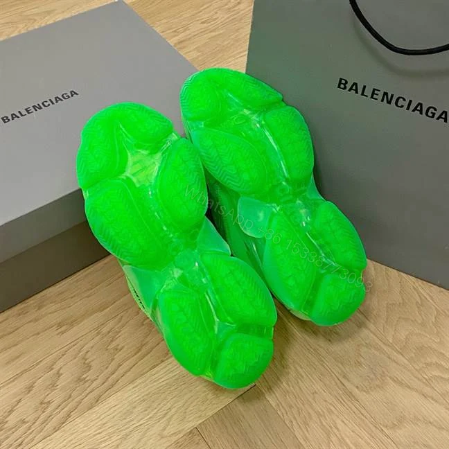 View 8 of BALENCIAGA MEN’S TRIPLE S SNEAKER CLEAR SOLE – BB196