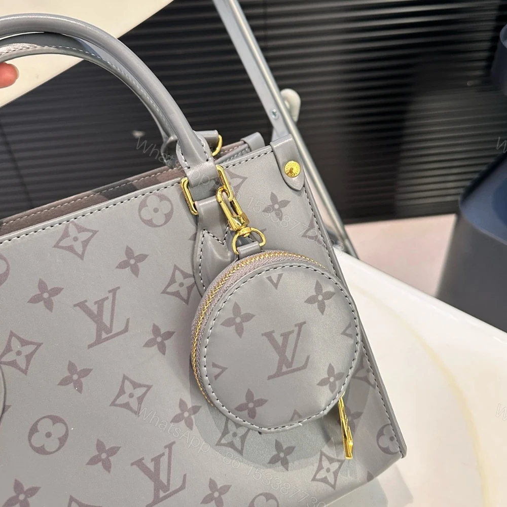 View 5 of Louis Vuitton Onthego PM Trianon Grey 25Cm M12465