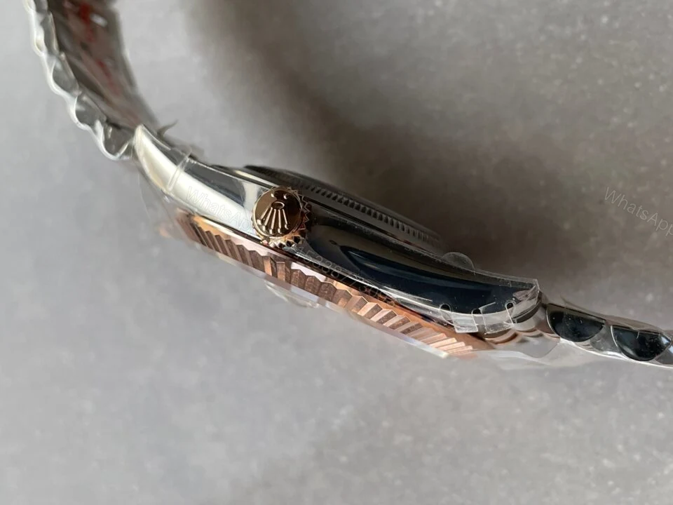 View 10 of VSF Factory 1:1 Rolex DateJust 41 126331 904L SS/RG Best Edition Champagne Gold Dial VS3235