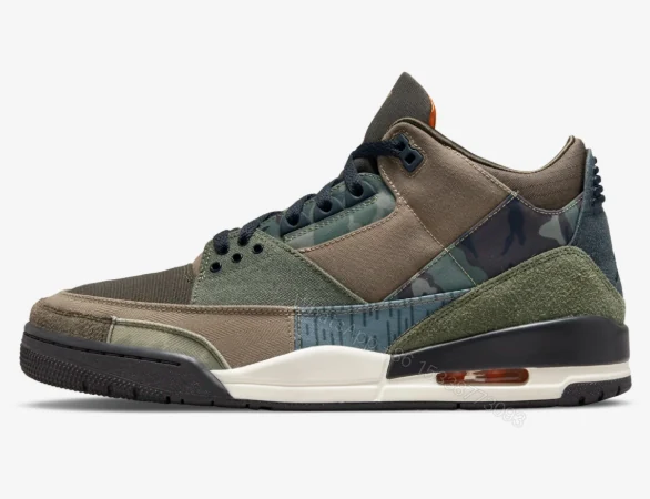 View 4 of Jordan 3 Retro Patchwork Camo DO1830-200