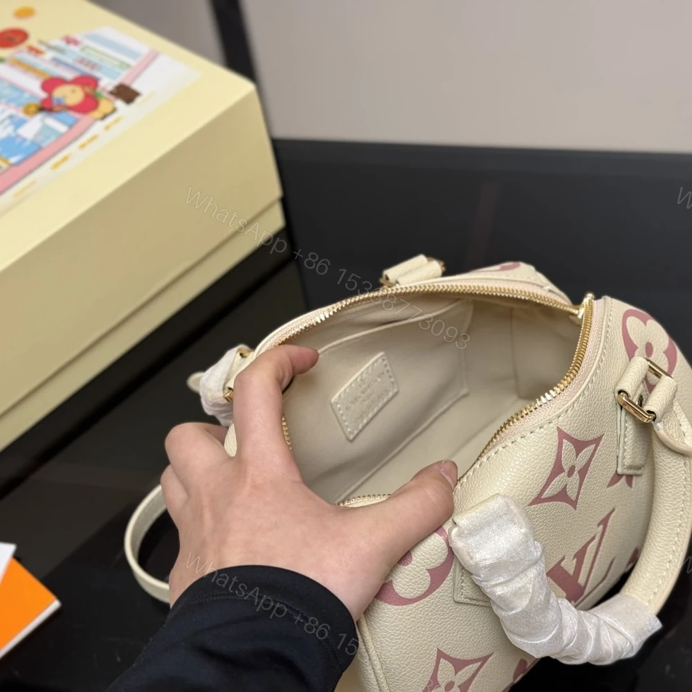 View 5 of Louis Vuitton Speedy Bandoulière 20 Bag Latte Chamallow 21Cm M46875