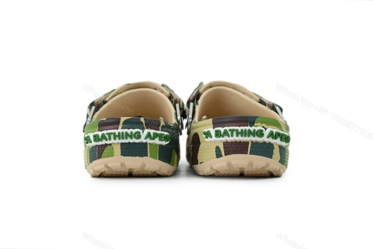 View 6 of BAPE x Crocs Classic Clog 'ABC Camo - green'