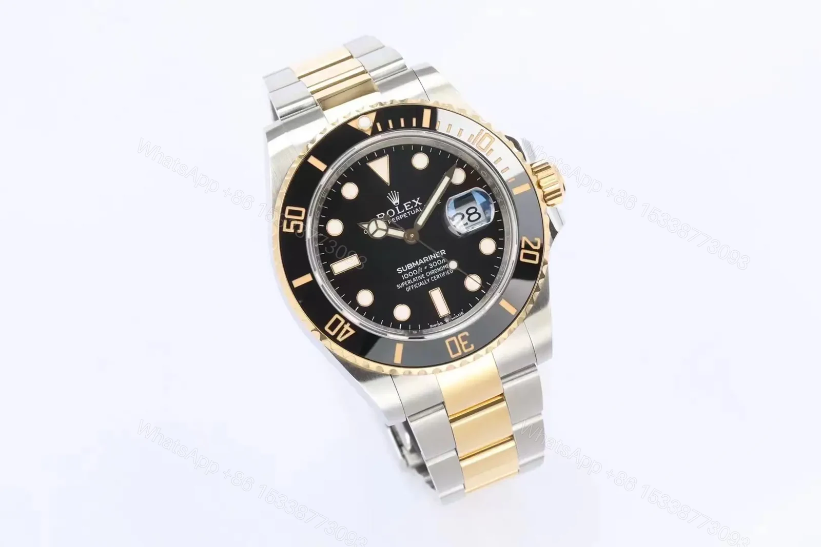 View 4 of Rolex Submariner Date 41 Stainless Steel Yellow Gold Black Dial Watch 126613LN-0002