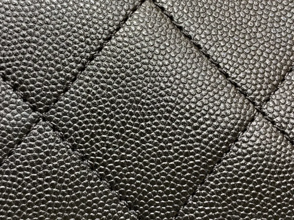 View 3 of Chanel Quilted Black Leather Shoulder Bag with Gold Chain