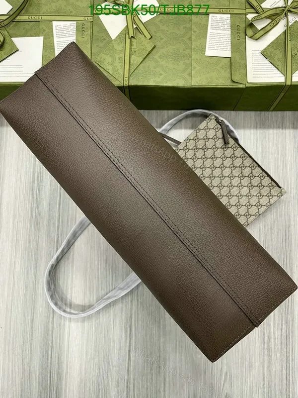 View 5 of Gucci Beige Medium Canvas Supreme Handbag featuring GG Logo SAS745