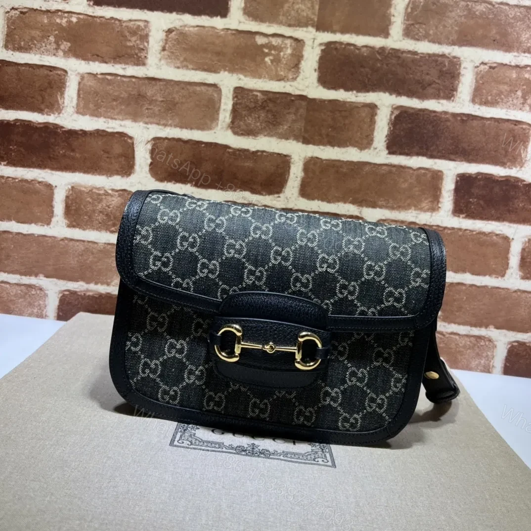 View 2 of Gucci Small Horsebit Shoulder Bag (All colour in Stock)