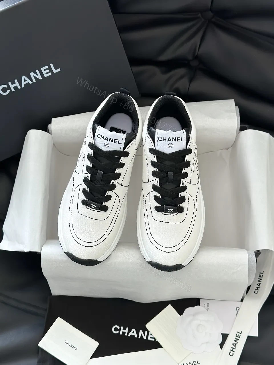 View 4 of Monochrome Textile Runner: Subtle Texture, Everyday Luxury Sneakers