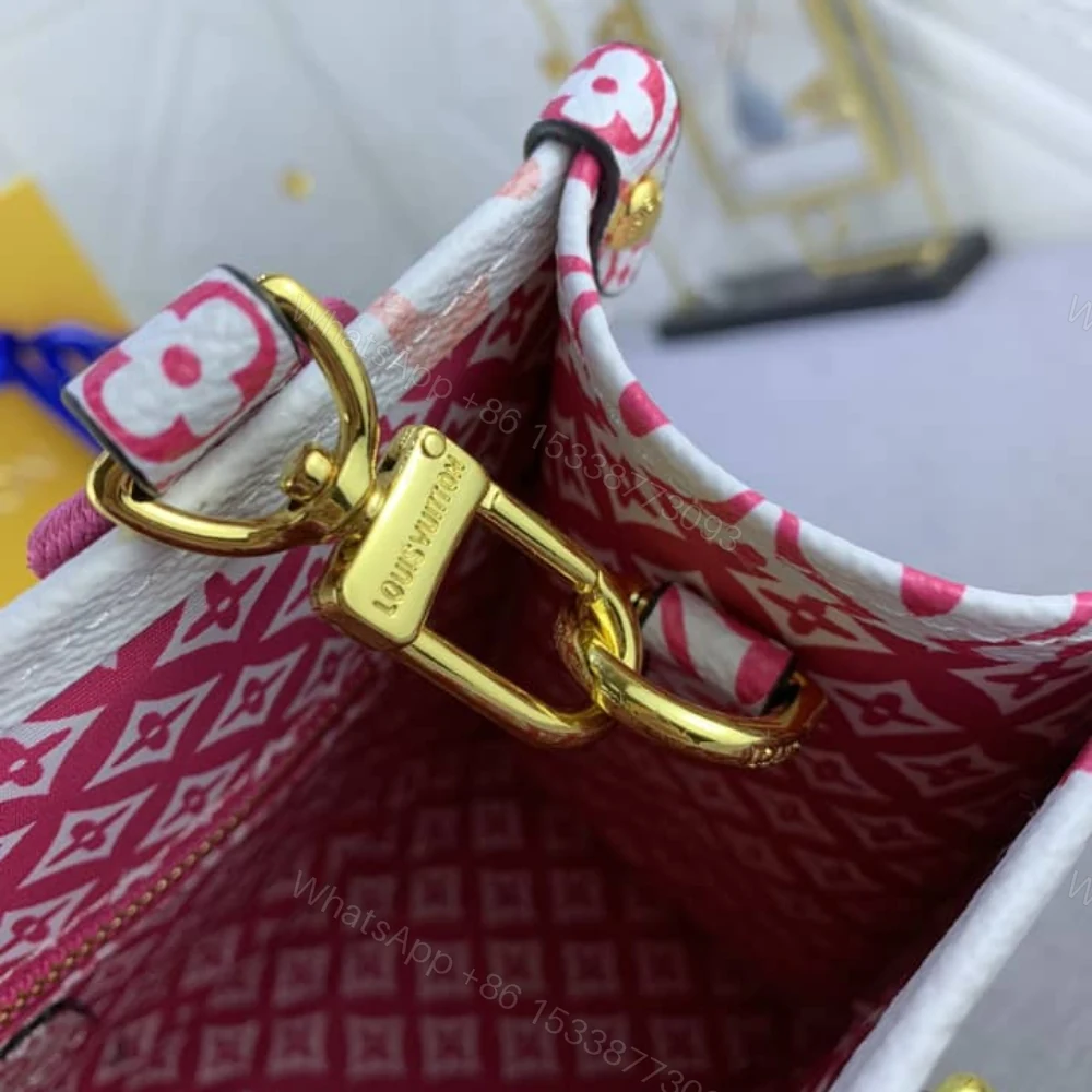 View 7 of Louis Vuitton Onthego PM Bag Pink 25Cm M22976