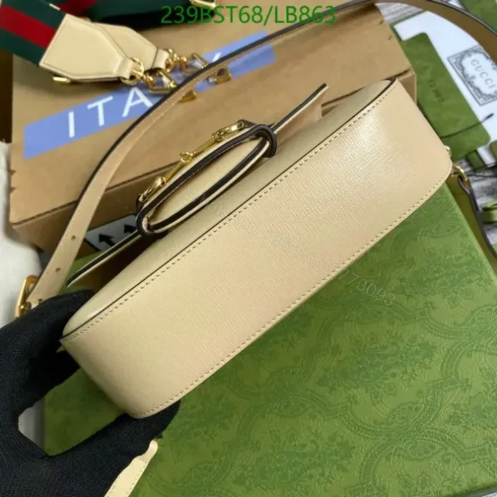 View 21 of Stylish Replica Gucci Brown Horsebit 1955 Bag 1:1 LB8635