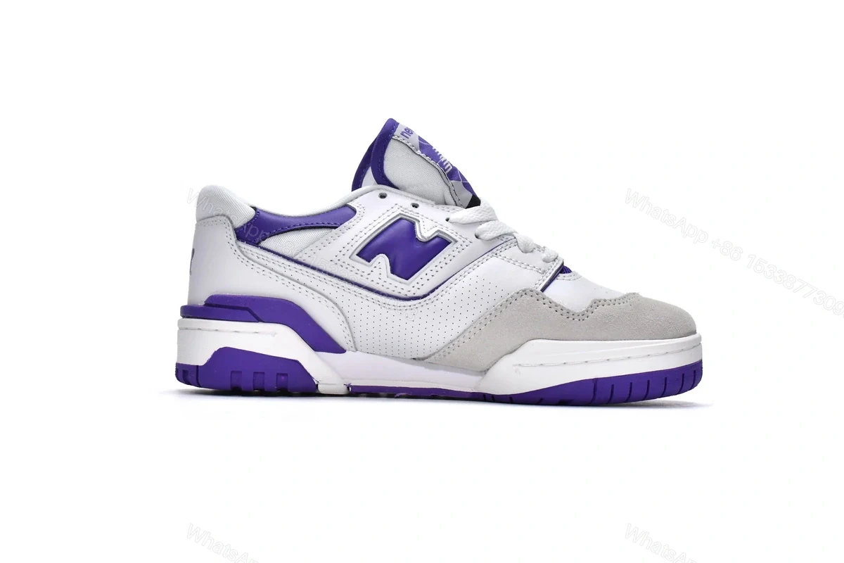 View 3 of New Balance 550 White Purple BB550WR1