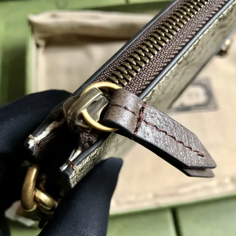 View 6 of Monogram Luxe: G GG Clutch in Leather Trim
